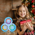Magical Bean Puzzle Toy | Speed Spin Triangle | Stress Reliever Toy | Anxiety Relief Rotating Puzzle | Magical Bean Cube for Focus & Relaxation
